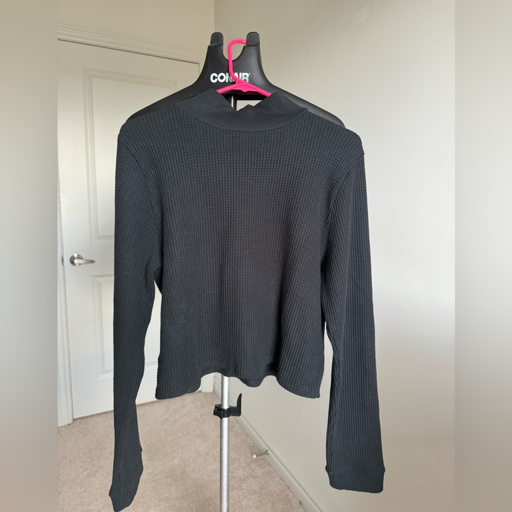 AERIE - Waffle knit, long sleeve, turtleneck XXL